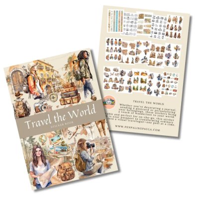 Tarralehtiö, Penpaling Paula: Travel the world