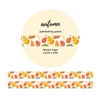 Washi -teippi, Penpaling Paula: Autumn
