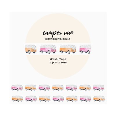 Washi tape, Peanpaling Paula: Camper van