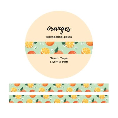 Washi -teippi, Penpaling Paula: Oranges