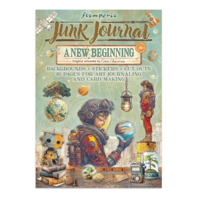 A4 Junk Journal -lehtiö, Stamperia: A New Beginning