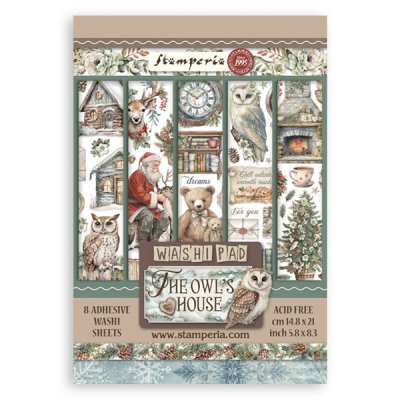 Washi pad, Stamperia: The Owl's House