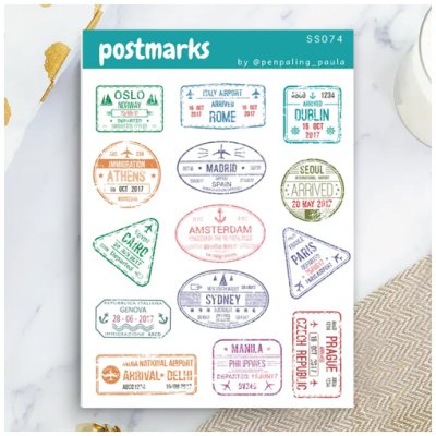 Tarra-arkki, Penpaling Paula: Postmarks