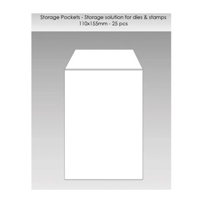 Storage pockets A6, 25 pcs
