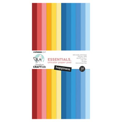 Cardstock pack 30 x 15 cm, Studiolight: Happiness