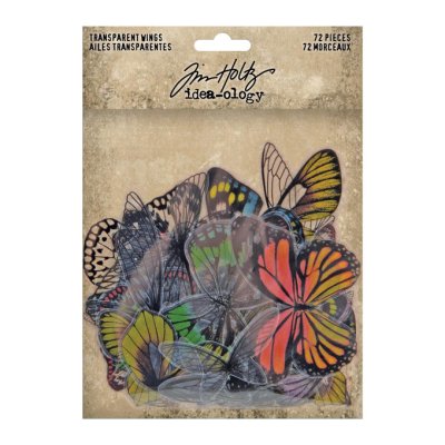 Leikekuvat, Tim Holtz: Transparent wings, 72 kpl
