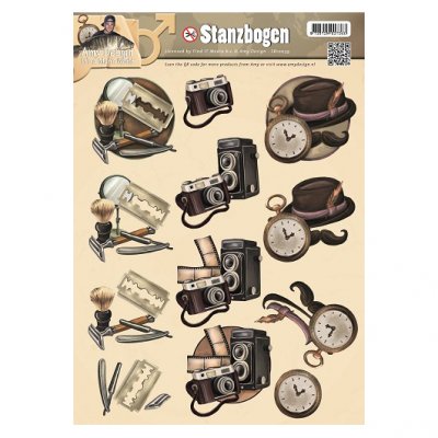 Amy Design 3d arkki, stanssattu: It's a Mans World