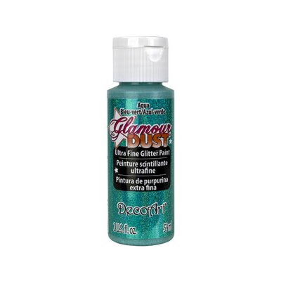 DecoArt Glamour Dust -maali: Aqua