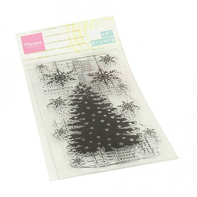 Marianne Design stamp: Art Christmas Tree
