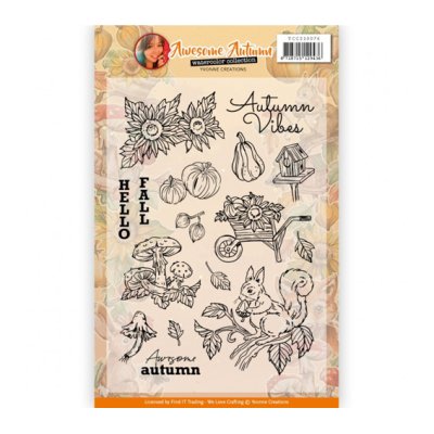 Stamp set A5, Yvonne Creations: Awesome Autumn