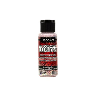 DecoArt holographic akryylimaali: Bewitched Red