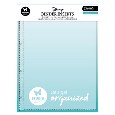 Muovitaskut Studiolight -kansioon, 5 kpl (A4+ taskut)