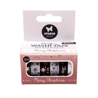 Washi -teipit, Studiolight: Christmas, rose gold foil