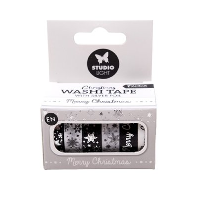 Washi -teipit, Studiolight: Christmas, silver foil