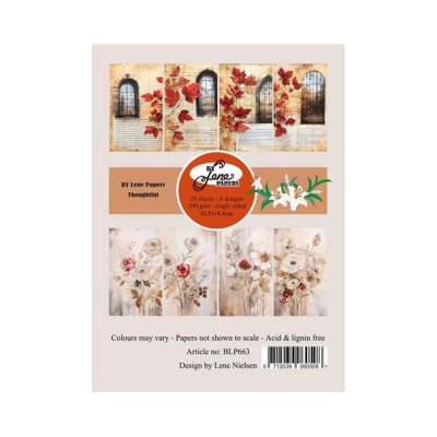 A6 paper pad, By Lene: Thoughtful