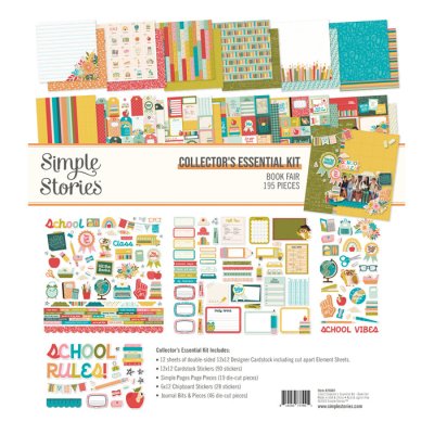 12x12" collection kit, Simple Stories: Book Fair