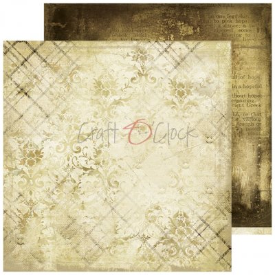 Kuviopaperi 12x12", Craft O'Clock: Brown Mood 01