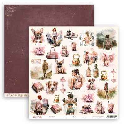 Scrapbooking paper 12x12", UHK: Body & Soul - Flexible