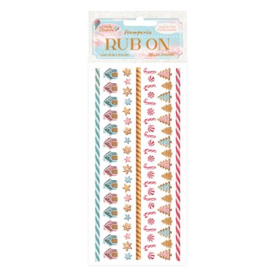 Rub-On -siirtokuvat, Stamperia: Candy Christmas