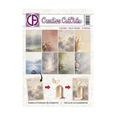 A6 paperipakkaus, Creatief Art: In Loving Memory