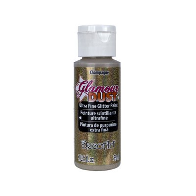 DecoArt Glamour Dust glitter paint: ChampagneGold