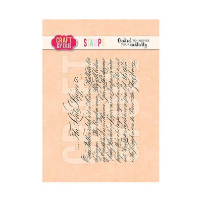 Craft & You -leimasin: Vintage script