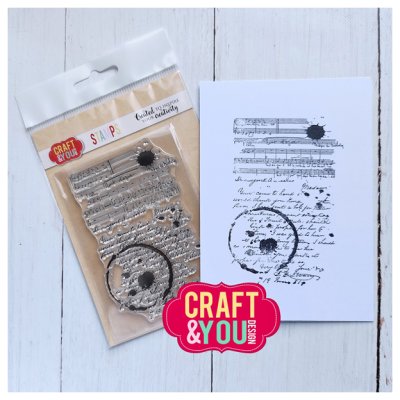 Craft & You -leimasin: Stains on letters