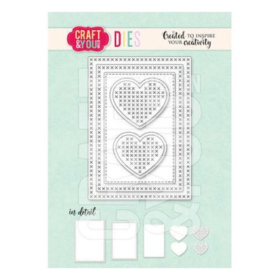 Stanssisetti, Craft & You: ATC cross stitches