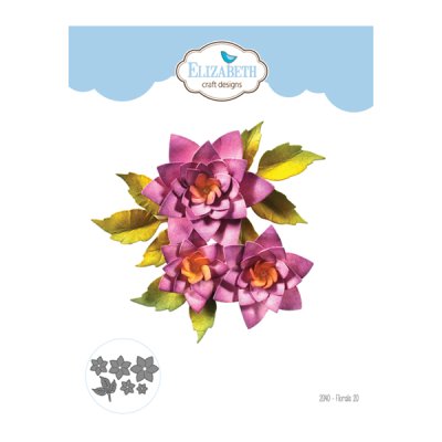 Stanssisetti, Elisabeth Craft Designs: Floral 20