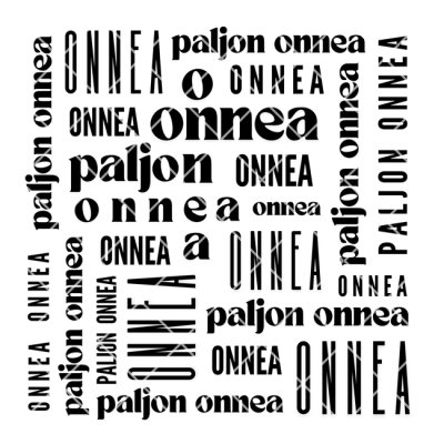 Kohokuviointikansio, Krafia: Onnea