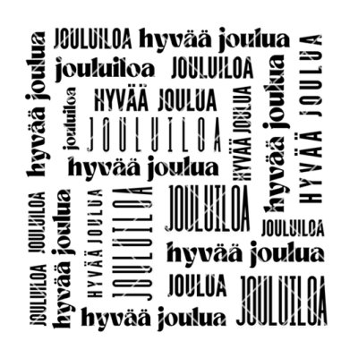 Embossing folder, Krafia: Jouluiloa (FIN)