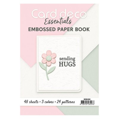 Embossed paper book A4, Card Deco - kohokuv. kartongit
