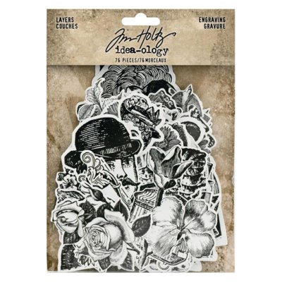 Leikekuvat, Tim Holtz: Engraving, 76 kpl