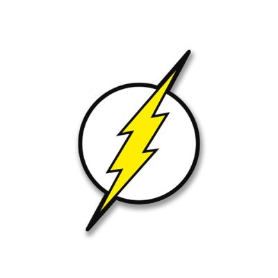 Vinyl sticker, Flash: Logo