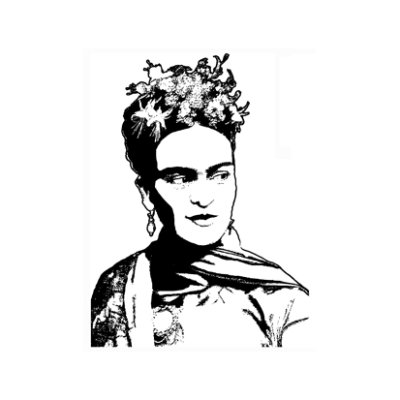LCD -leimasin: Floral Frida Kahlo