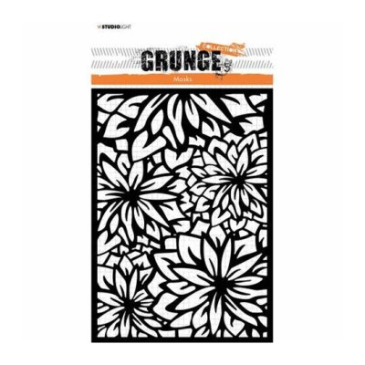 Studiolight stencil, A5: Flower background - Grunge