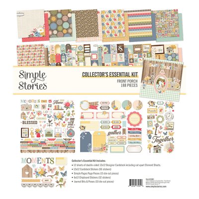 12x12" collection kit, Simple Stories: Front Porch