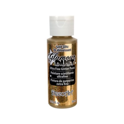 DecoArt Glamour Dust glitter paint: Gold Glitz