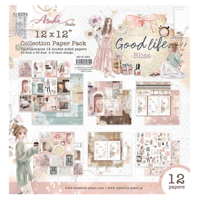 12x12" paperipakkaus, Memory Place: Good Life - Bliss