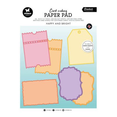 Card Making pad 29, Studiolight: Koristetaustat - Bright
