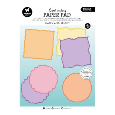 Card Making pad 30, Studiolight: Koristetaustat - Bright