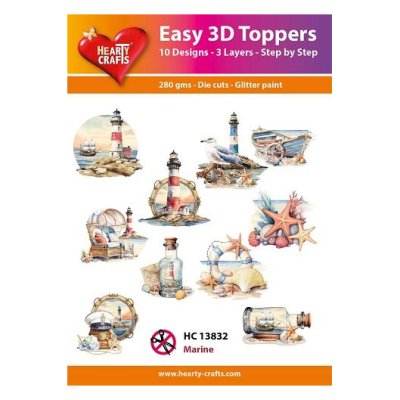 Hearty Crafts 3d kuvat: Marine, 10 kpl