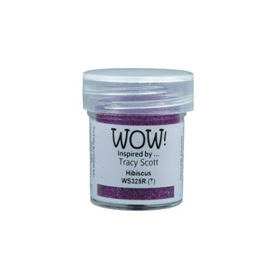 Wow! embossing powder: Hibiscus