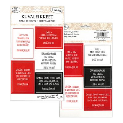 Leikekuvat, JK: Hauskat joulutekstit, 12 kpl