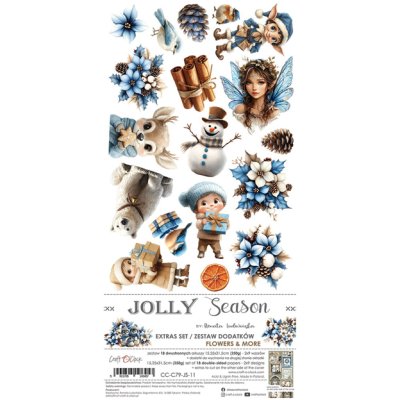 Leikekuva-arkit, Craft O'Clock: Jolly Season - Flowers