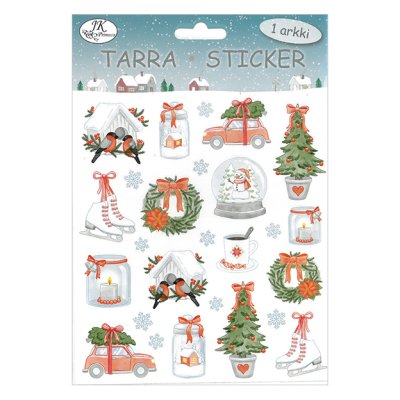 Sticker sheet: Christmas decorations
