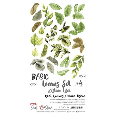 Die cut sheets, Craft O'Clock: Leaves #4