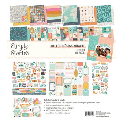 12x12" collection kit, Simple Stories: Let's Go