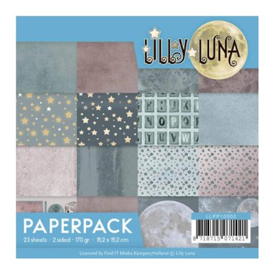 6x6" paperipakkaus, Lilly & Luna 002