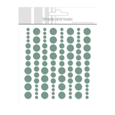 Enamel dots, Simple and Basic: Vaalea sinivihreä